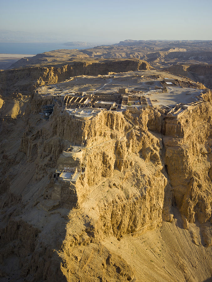 676px-Israel-2013-Aerial_21-Masada - The Museum Times